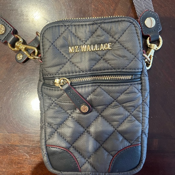 MZ Wallace Black Quilted Crossbody Bag - Picture 2 of 4